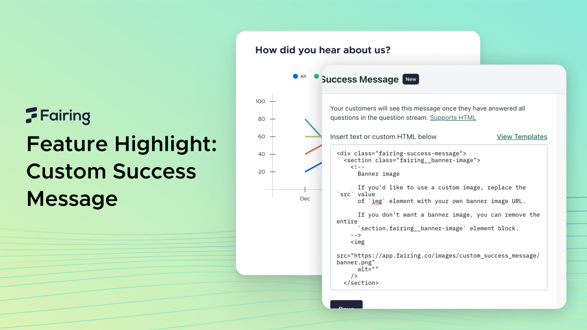 Feature Highlight: Custom Success Message