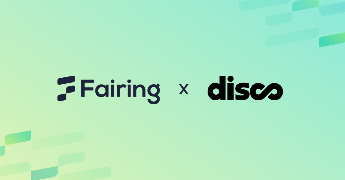 Announcing Fairing’s Partnership with Disco: Get Up to Three Months of Your Fairing Subscription Free!