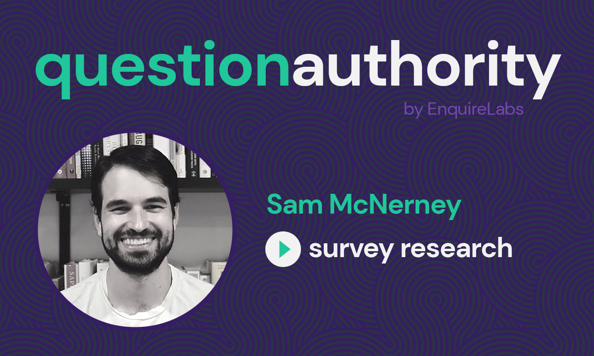 Market Survey Research with Sam McNerney