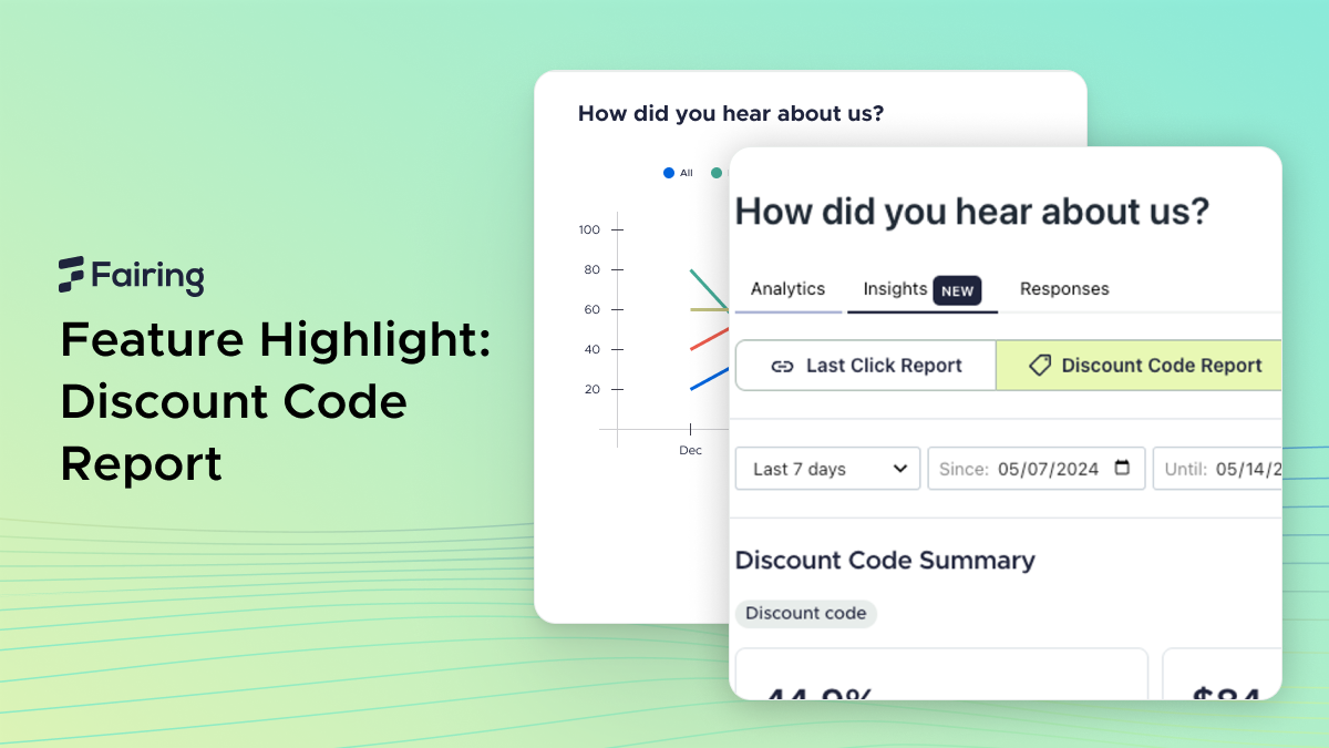 Unveiling the Discount Code Report in Fairing