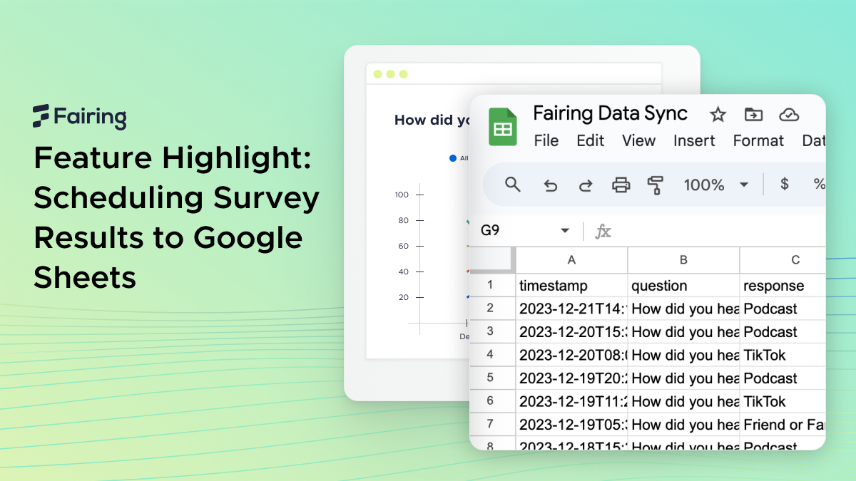 Feature Highlight: Scheduling Survey Results to Google Sheets